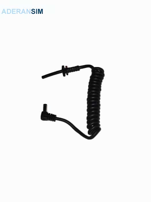 کابل آداپتوری فنری چپقی2.5mm
